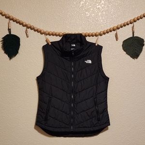 Women's Large Black North Face Vest